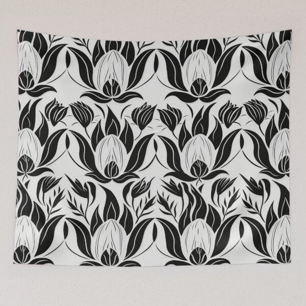Item preview, "Silent Contrast: The Elegance of Nature in Black and White" designed and sold by SBD-Shop.