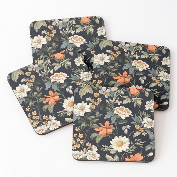 Artikelvorschau, Vintage-Blumennostalgie: Von klassischen Tapeten inspiriertes Design entworfen und verkauft von AdventurerPack.