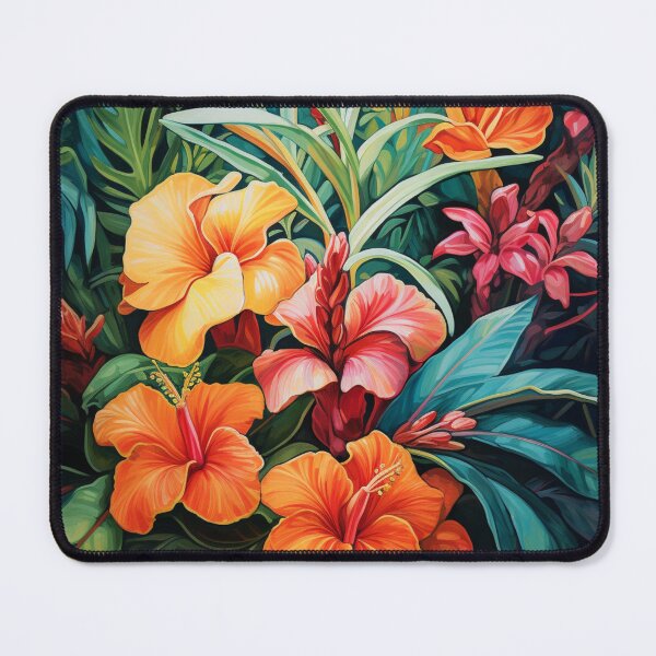 Item preview, Vibrant Exotic Flower Pattern 3 designed and sold by EpicFoxArt.