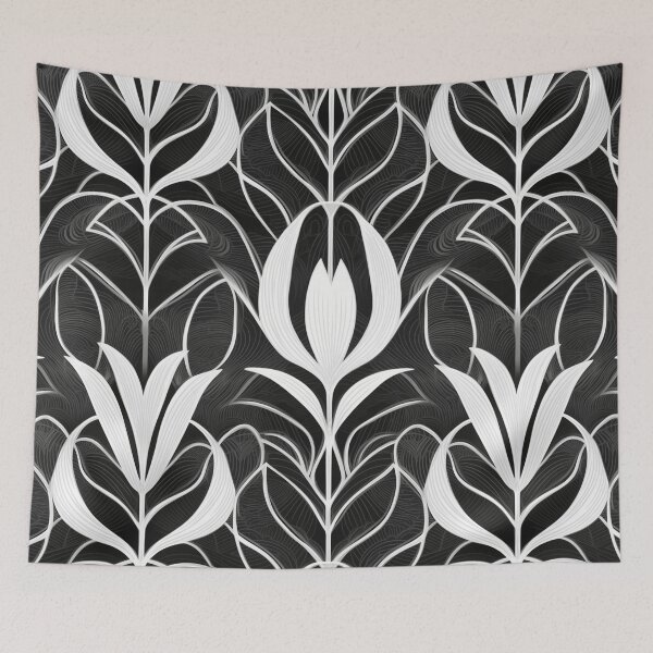 Item preview, "Silent Contrast: The Elegance of Nature in Black and White" designed and sold by SBD-Shop.