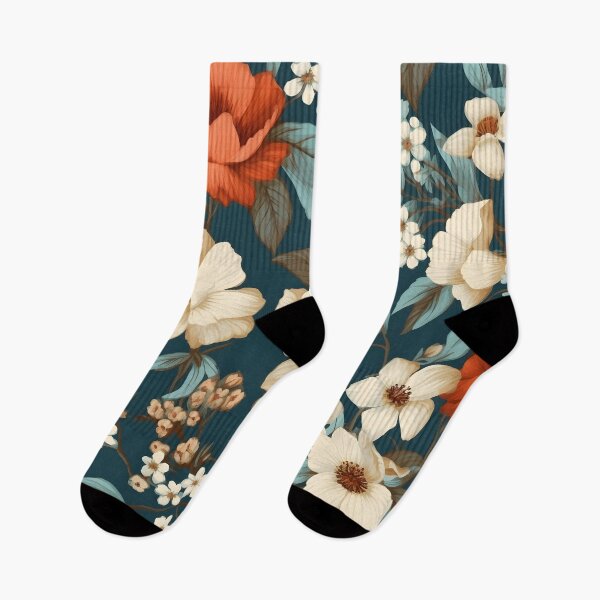 Artikelvorschau, Vintage-Blumennostalgie: Von klassischen Tapeten inspiriertes Design entworfen und verkauft von AdventurerPack.