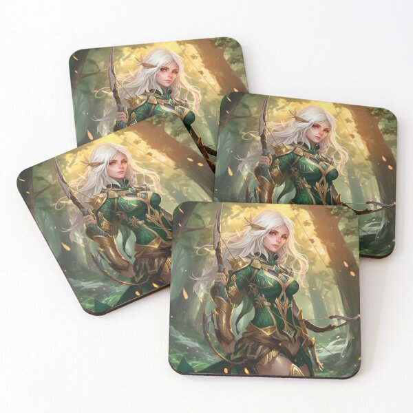 Item preview, The Elven Archer of the Enchanted Forest designed and sold by Mikaruge.