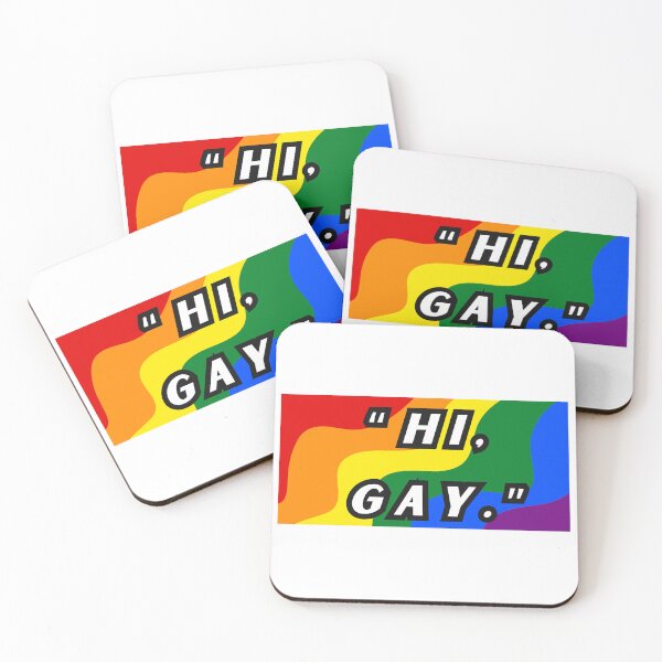 Item preview, Hi, Gay, LGBTQIA Pride designed and sold by ShopULove.