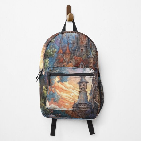 Item preview, Magical Fairytale Castle in Enchanted Woods designed and sold by EpicFoxArt.