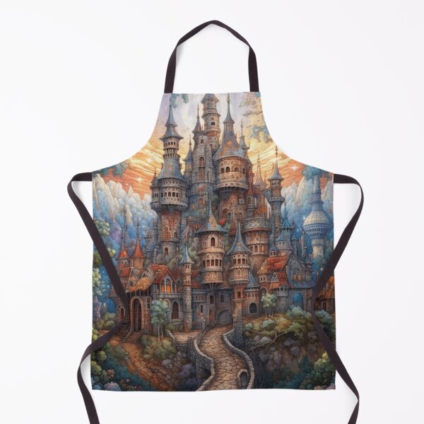 Item preview, Magical Fairytale Castle in Enchanted Woods designed and sold by EpicFoxArt.