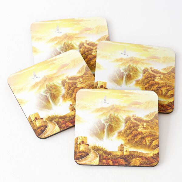 Item preview, Watercolor painting of the majestic Great Wall of China designed and sold by skycn520.