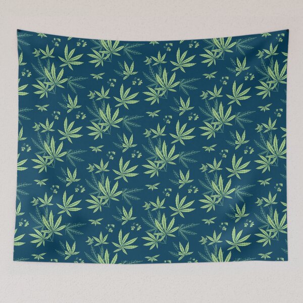 Item preview, Seamless Cannabis - Black designed and sold by schielfxprome.