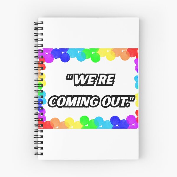 Item preview, We’re  coming out, LGBTQIA Pride designed and sold by ShopULove.