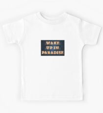 Wake up in Paradise - Wall-Art for Hotel-Rooms Kids Tee