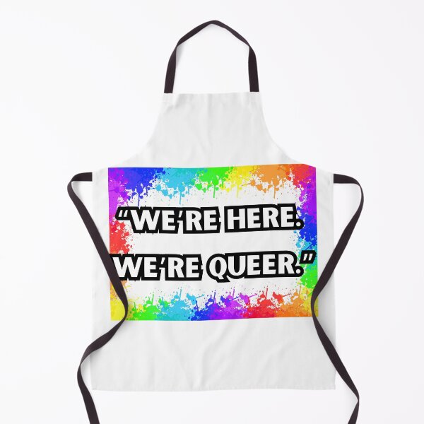 Item preview, We’re here. We’re queer, LGBTQIA Pride designed and sold by ShopULove.