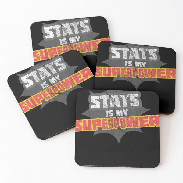 Item preview, Stats Is My Superpower Math Teacher  designed and sold by joettacontrell.