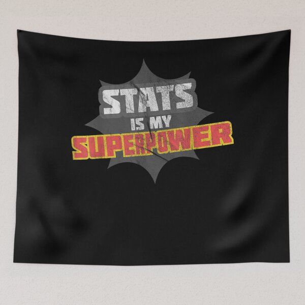 Item preview, Stats Is My Superpower Math Teacher  designed and sold by joettacontrell.