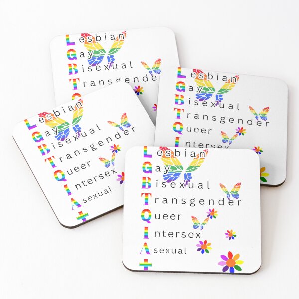 Item preview, Love Is Like Butterfly And Flowers, LGBTQIA Pride designed and sold by ShopULove.