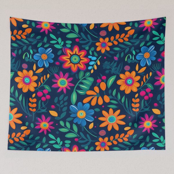 Item preview, Cheerful Blooms: Vibrant Floral Pattern designed and sold by AdventurerPack.