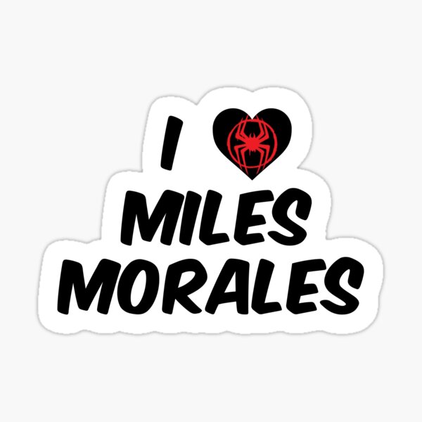 Item preview, i heart miles morales designed and sold by froggiefresh.