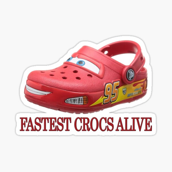 Cars cheap wheelie crocs