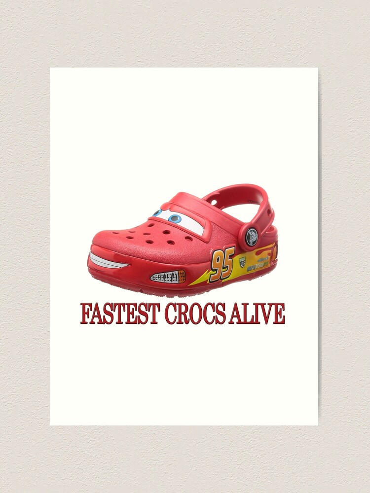 Lightning McQueen Croc Heelys : r/ofcoursethatsathing