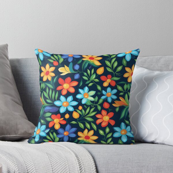 Item preview, Cheerful Blooms: Vibrant Floral Pattern designed and sold by AdventurerPack.