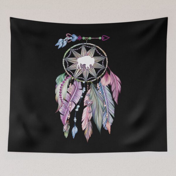 Item preview, Buffalo Dream Catcher Arrow Native American designed and sold by vernitamcpeake.