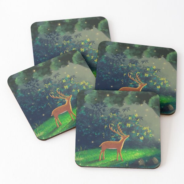 Item preview, The Deer in the forest bathed in morning light designed and sold by skycn520.