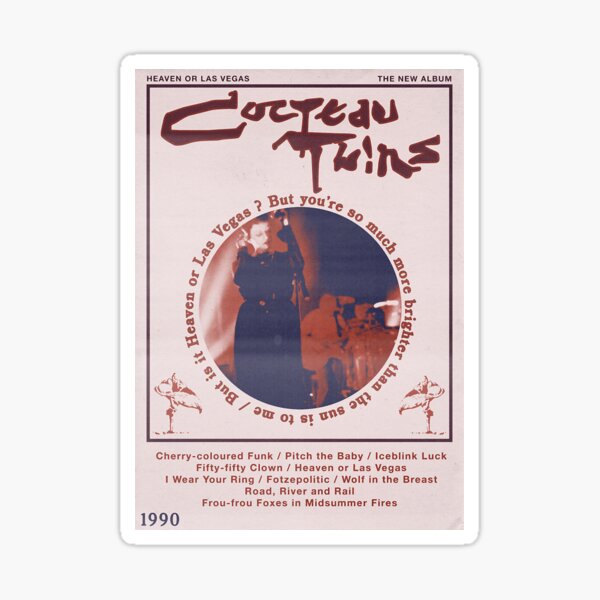 Item preview, Cocteau Twins Heaven or Las Vegas designed and sold by VueDeLaViet.