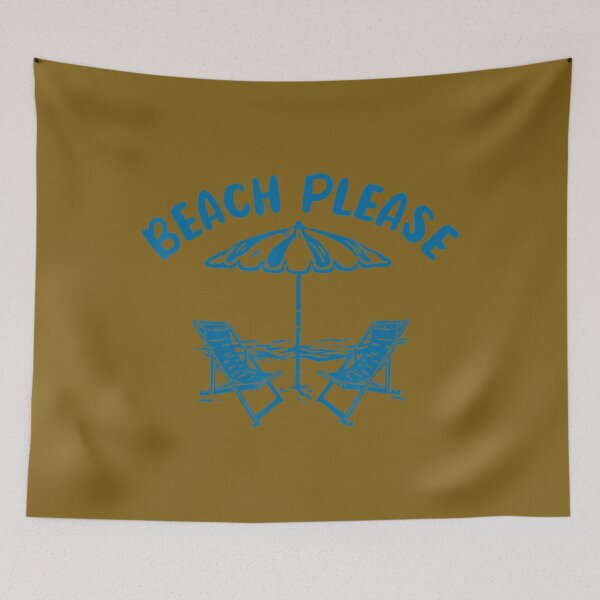 Item preview, Beach Please Seashore Umbrella Shore Vacation Ocean Style 		 designed and sold by clxckourged83.