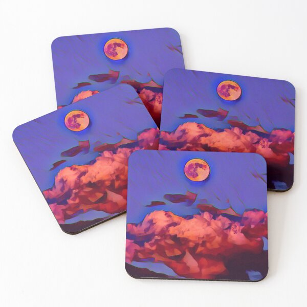 Item preview, Red Moon With Clouds designed and sold by MYSLc.