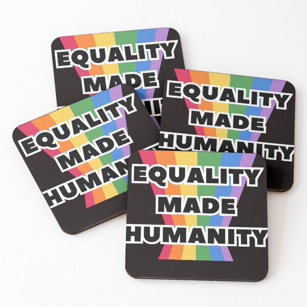 Item preview, Equality Made Humanity, LGBTQIA Pride designed and sold by ShopULove.