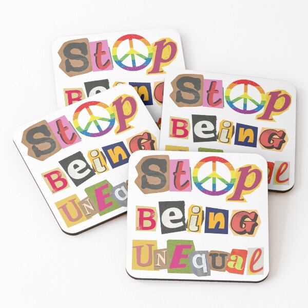 Item preview, Stop Being Un Equal, LGBTQIA Pride designed and sold by ShopULove.
