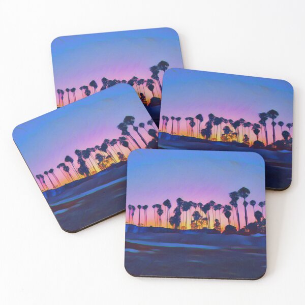 Item preview, Palm trees with sunset designed and sold by MYSLc.