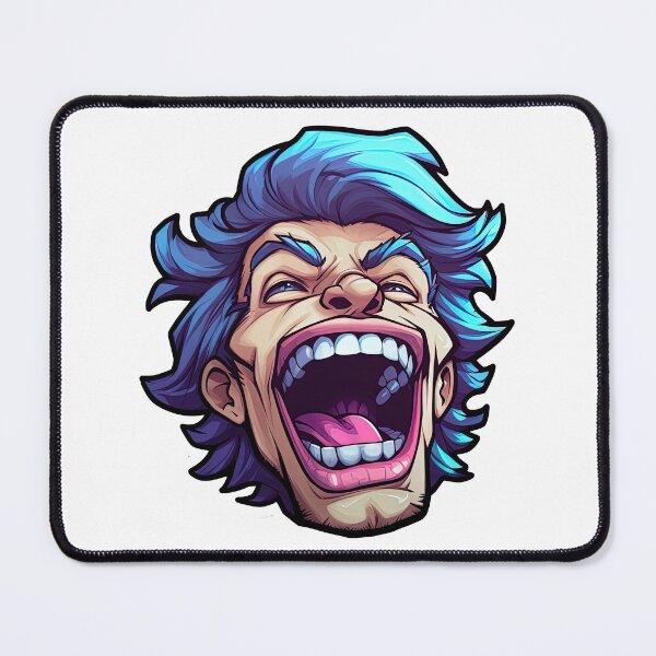 Item preview, Cartoon Man Laughing Fun Times  designed and sold by NeonAbstracts.