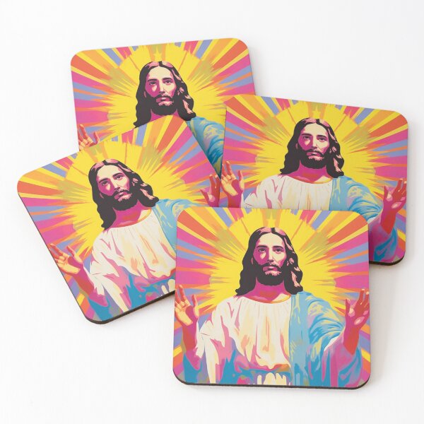 Item preview, Biblical: Jesus Pop Art Blessing All designed and sold by Cat-n-Christ.