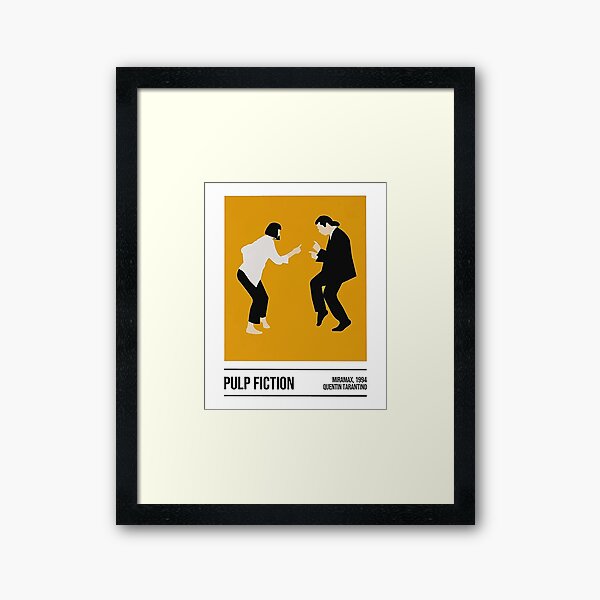 Vista previa del artículo con la obra «Quentin Tarantino bailando», diseñado y vendido por khafiff.