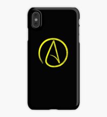 Atheism Sign Yellow iPhone XS Max Case