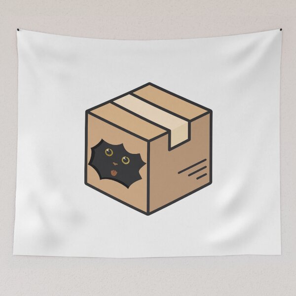 Item preview, Cat in a Box designed and sold by inksycutsy.