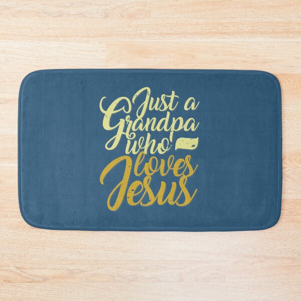 Item preview, Mens Just a Grandpa Who Loves Jesus Christian FaithGift designed and sold by PRIAMWORLD.
