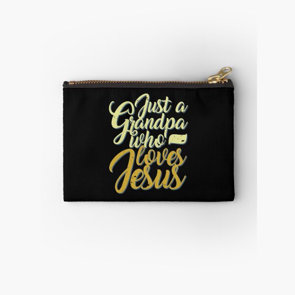 Item preview, Mens Just a Grandpa Who Loves Jesus Christian FaithGift designed and sold by PRIAMWORLD.