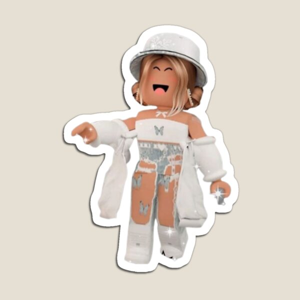 woman face roblox  Sticker for Sale by Agankunje