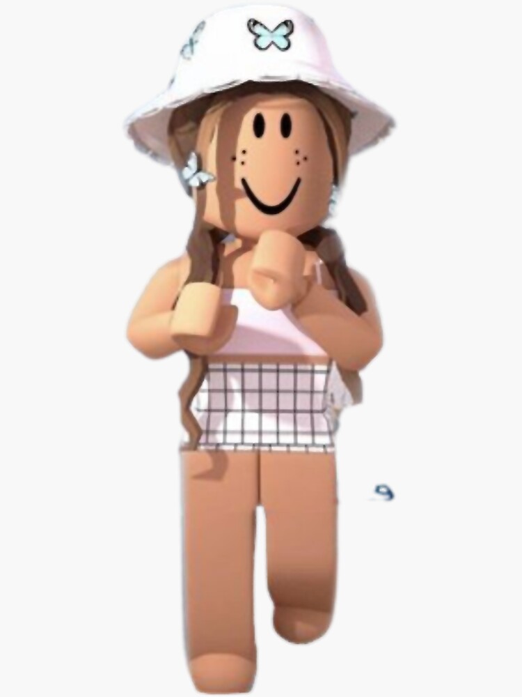 Beauty Aesthetic Roblox Girl  Sticker for Sale by Yourvaluesshop