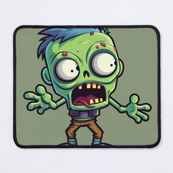 Item preview, Fun Cute Zombie Boy Sticker in Colour designed and sold by NeonAbstracts.