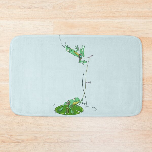 Item preview, Frogs rock climbing designed and sold by piedaydesigns.