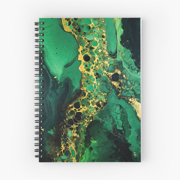 Item preview, Green and Gold swirl designed and sold by Studio-Gekko.
