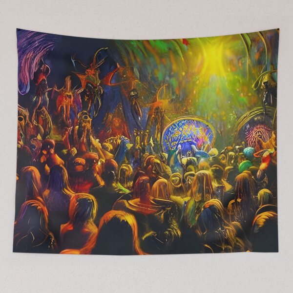 Item preview, Magical Underground Rave - Tribe & Community designed and sold by NomadicCreative.