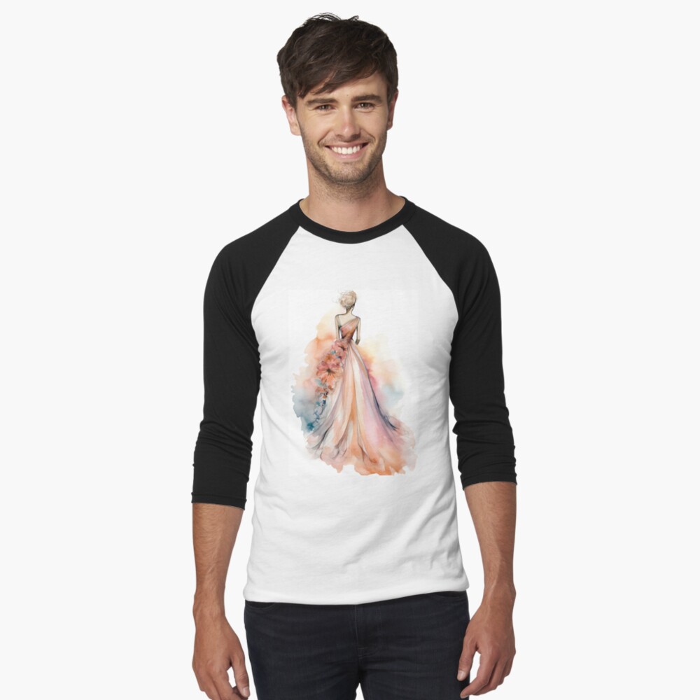 Item preview, Baseball ¾ Sleeve T-Shirt designed and sold by ChaosBuffet.