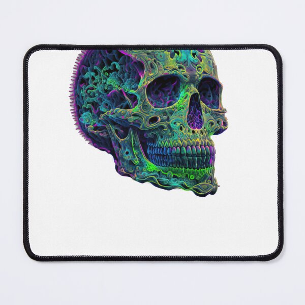 Item preview, Neon engraved skull 2 designed and sold by RedWhineShop.