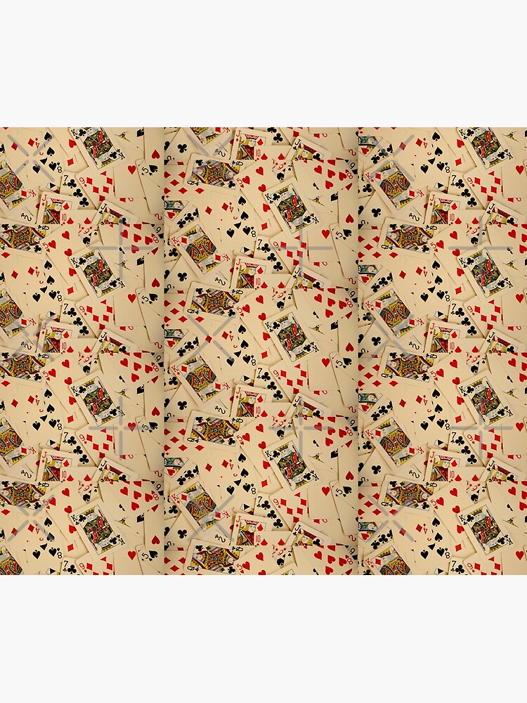 Scattered Pack of Playing Cards Hearts Clubs Diamonds Spades Pattern by HotHibiscus
