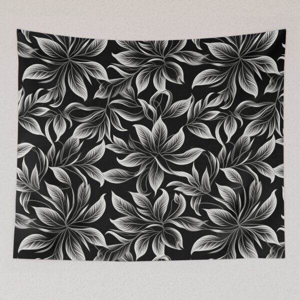 Item preview, "Silent Contrast: The Elegance of Nature in Black and White" designed and sold by SBD-Shop.