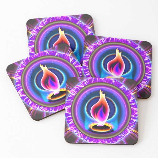 Item preview, Welcome to the Flames - Psychedelic Pattern designed and sold by NomadicCreative.