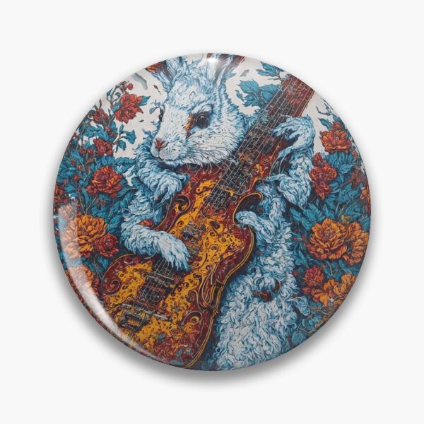 Item preview, Rabbit playing a guitar designed and sold by Framacu.
