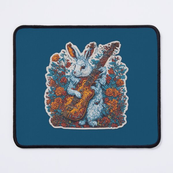 Item preview, Rabbit playing a guitar designed and sold by Framacu.